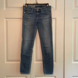 AG skinny crop jeans
